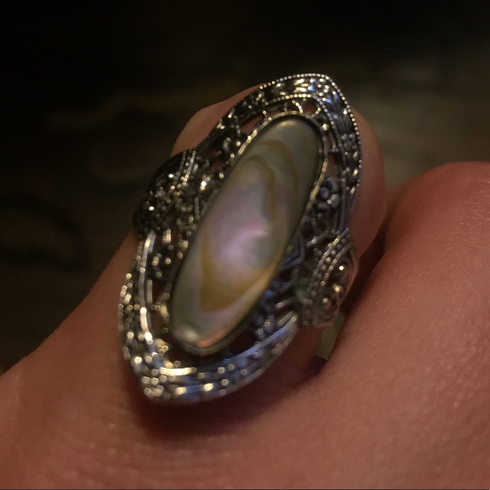 Vintage Abalone Ring